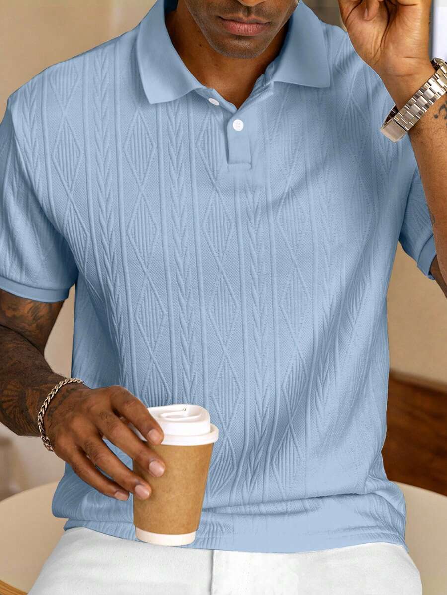 Herman | CASUAL SUMMER POLO SHIRT WITH BUTTONS - Image 24