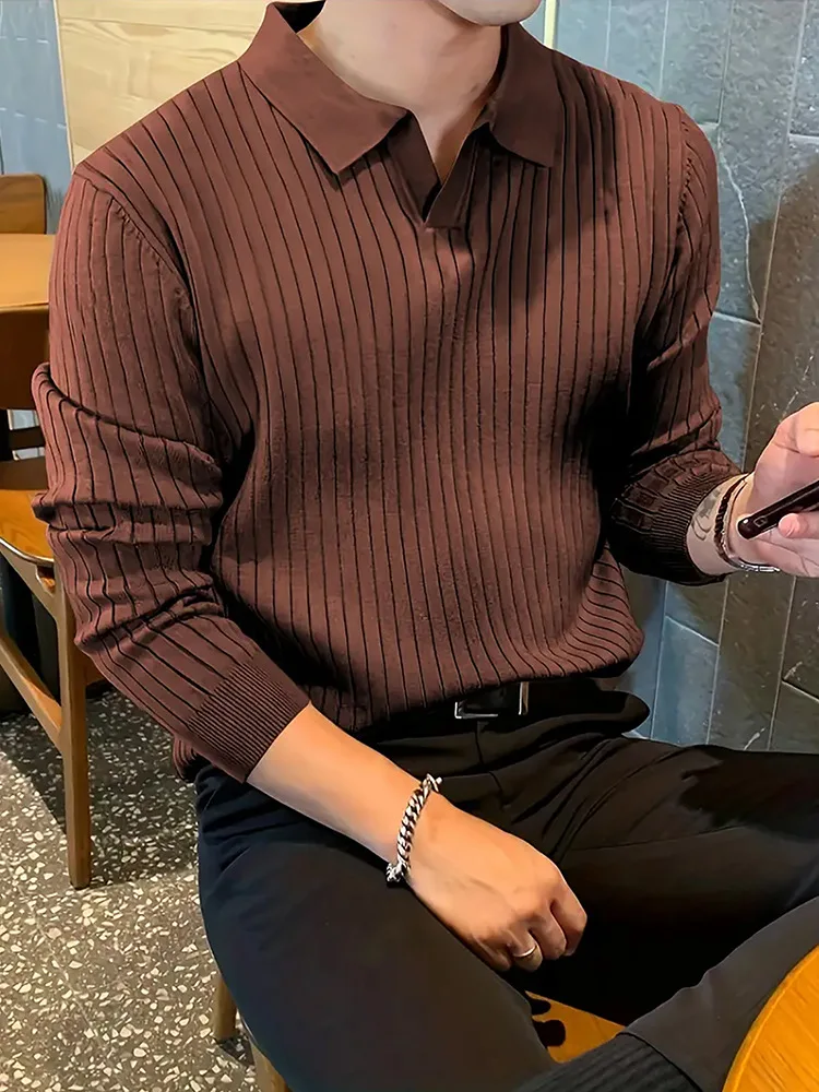 Hermes® | Long Sleeve Ribbed Polo - Image 5