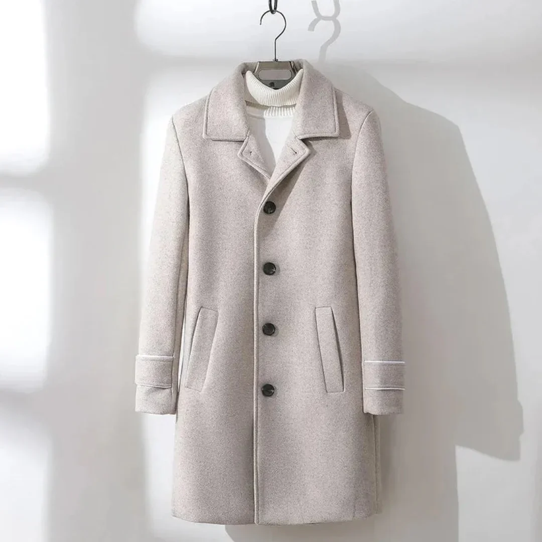 Hilario | Zach Premium Wool Trench Coat - Image 3