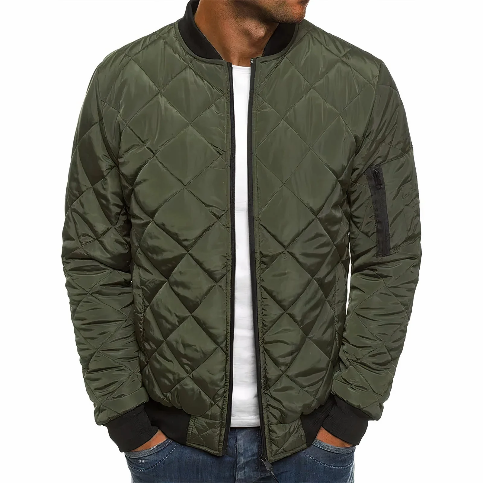 Hiram® | Classic Men'S Bomber Jacket For Winter - Image 4