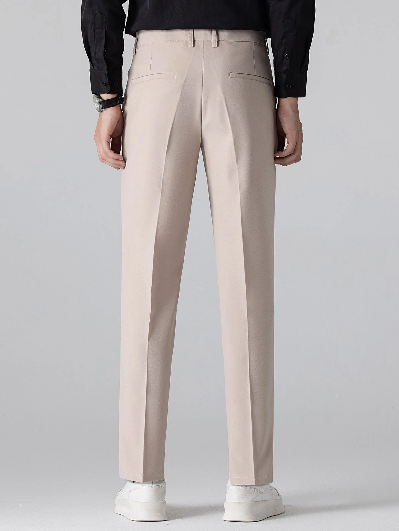 hola Long Sleeve Plaid Button-Down Shirt & Slim Fit Skinny Leg Pants - Image 21