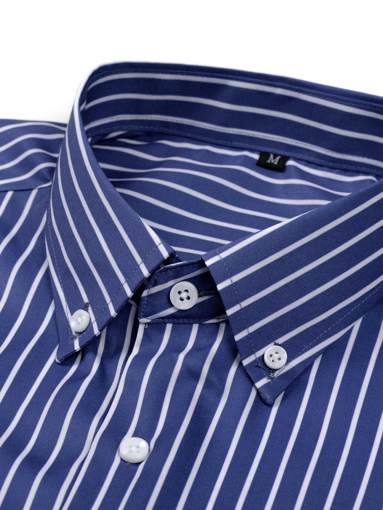 hola STRIPED LONG SLEEVE BUTTON-DOWN SHIRT - Image 5