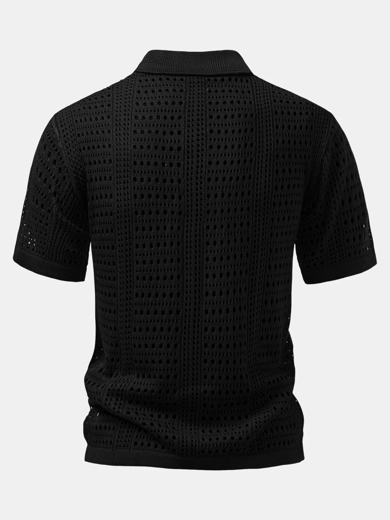hola V-NECK KNITTED POLO - Image 6