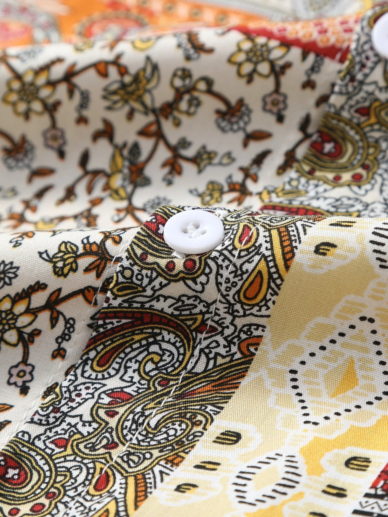 Honorato® | Paisley Floral Print Button Up Shirt - Image 4