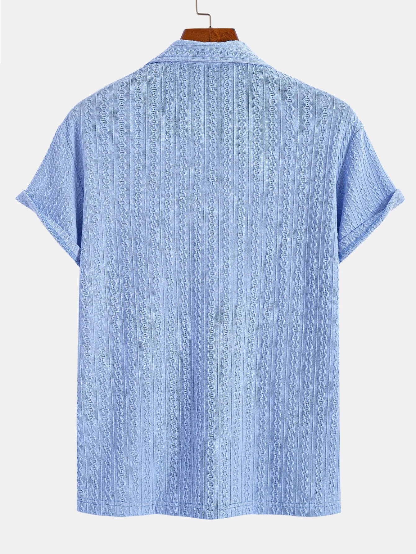 Horace® | Textured Jacquard Polo - Image 4