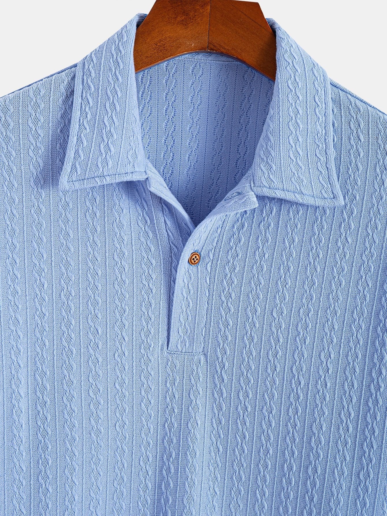 Horace® | Textured Jacquard Polo - Image 5