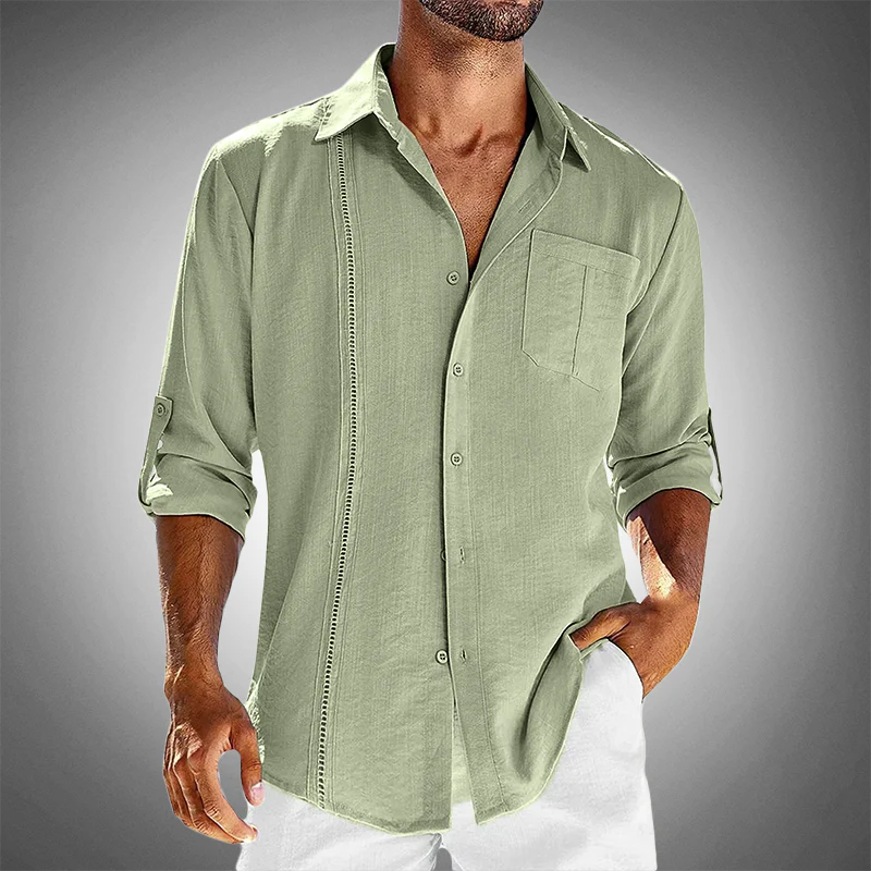 Hugh® | Retro Linen Summer Shirt For Men - Image 4