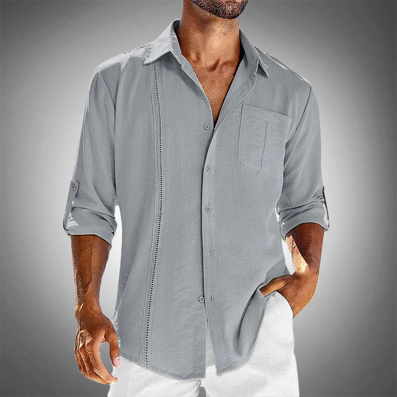 Hugh® | Retro Linen Summer Shirt For Men - Image 5