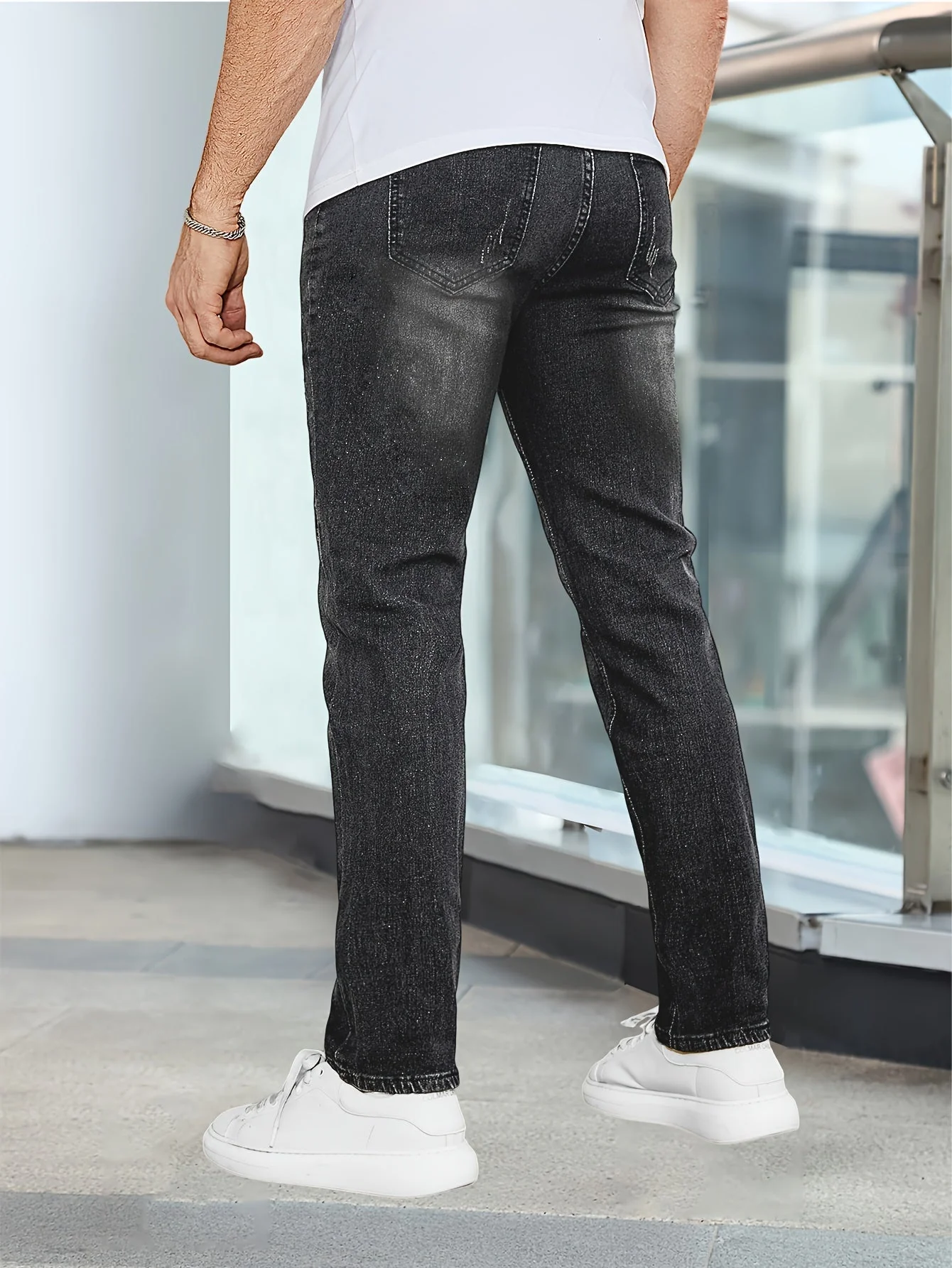 Hugh® | Straight Leg Stretch Jeans - Image 8
