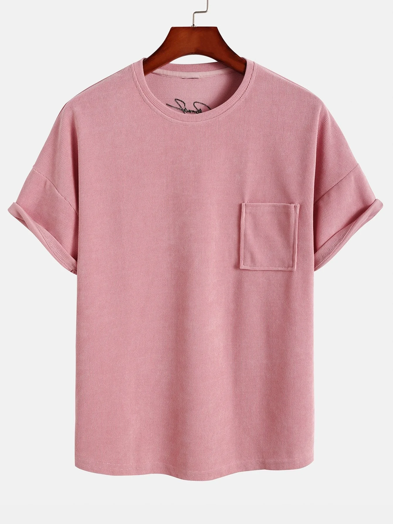 Hugo® | Dropped Shoulder Corduroy T-Shirt & Shorts - Image 5