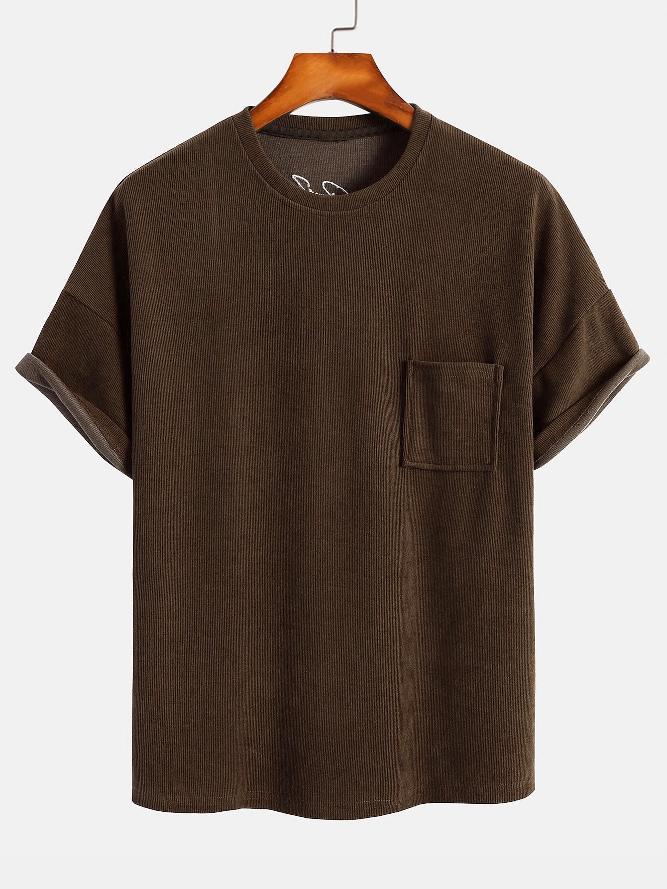 Hugo® | Dropped Shoulder Corduroy T-Shirt & Shorts - Image 8