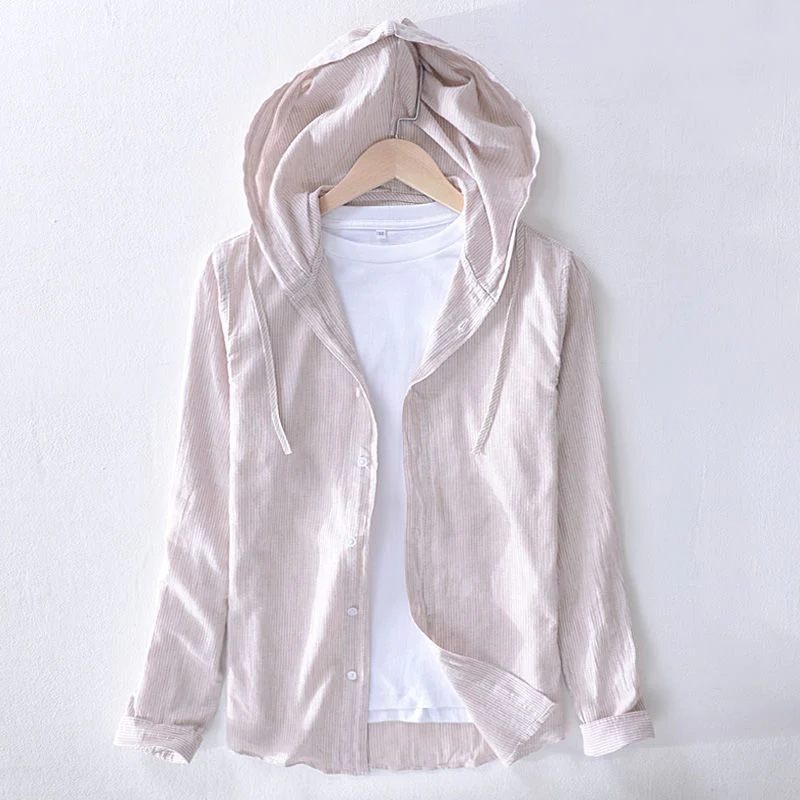 Hugo® | Premium Linen Hoodie - Image 4