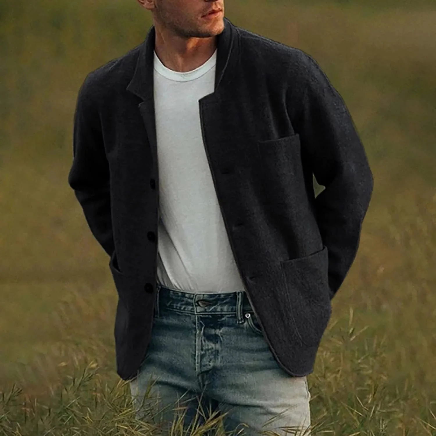 Iago | Elegant men's jacket with a modern cut - Image 10