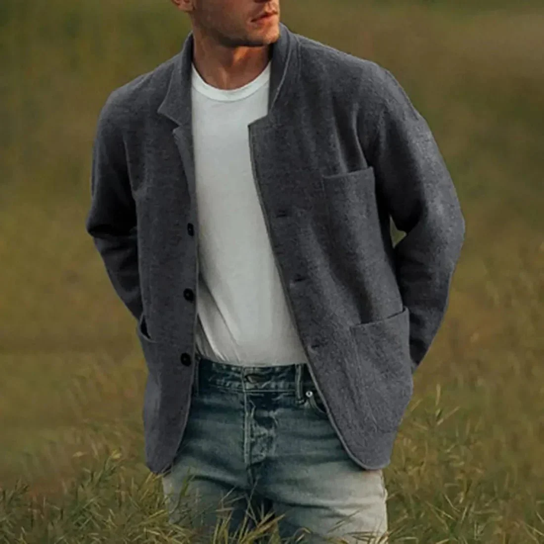 Iago | Elegant men's jacket with a modern cut - Image 8
