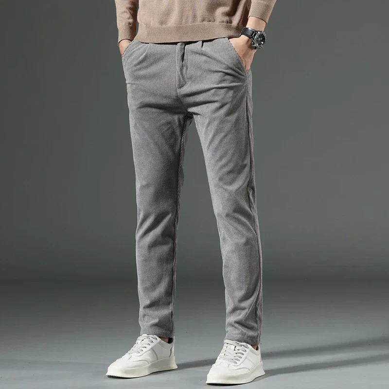 Ibraheem® | Ribbed Trousers For Men - Image 4
