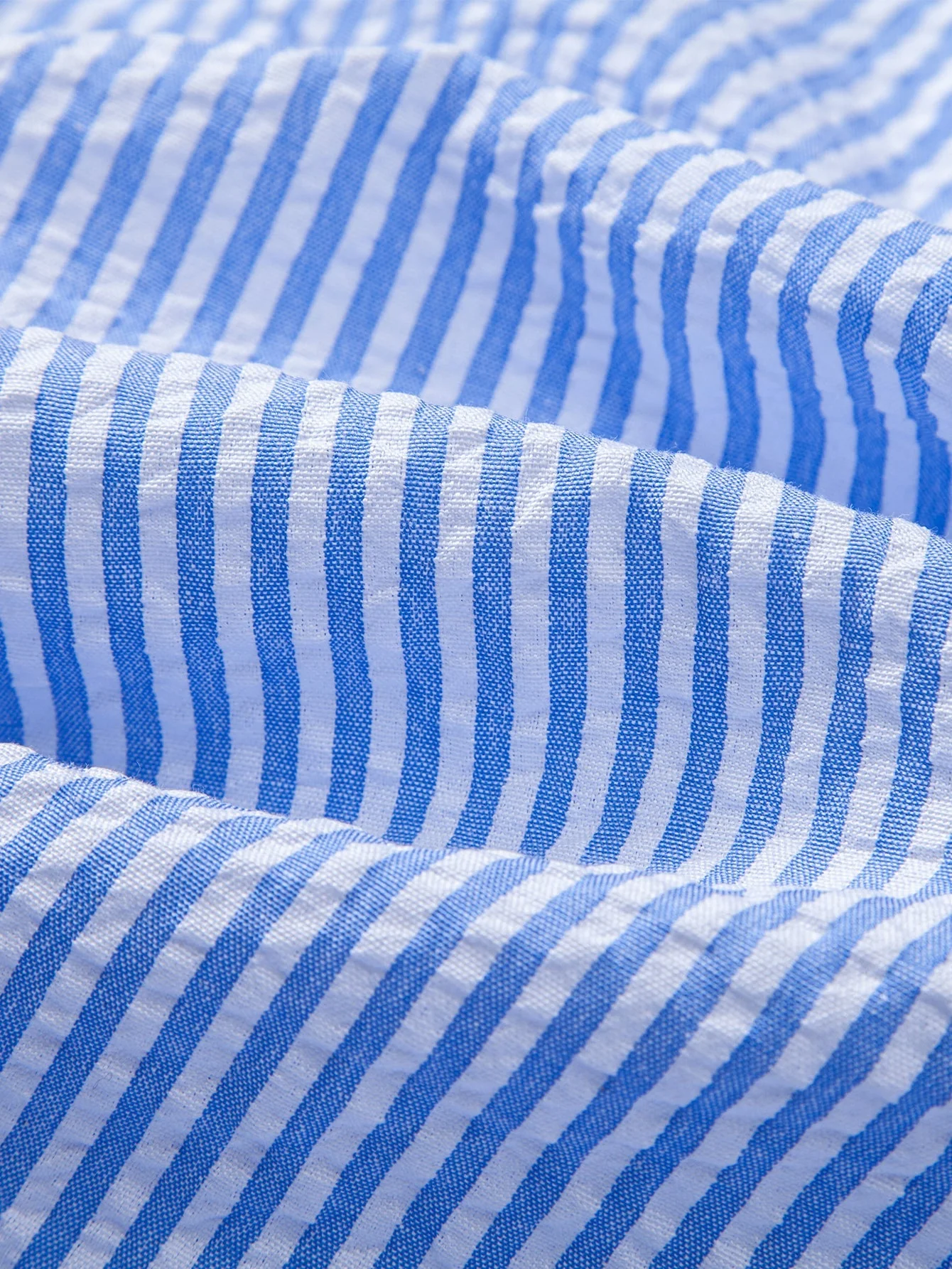 Ignacio® | Seersucker Striped Button Up Shirt & Straight Leg Linen Pants - Image 7