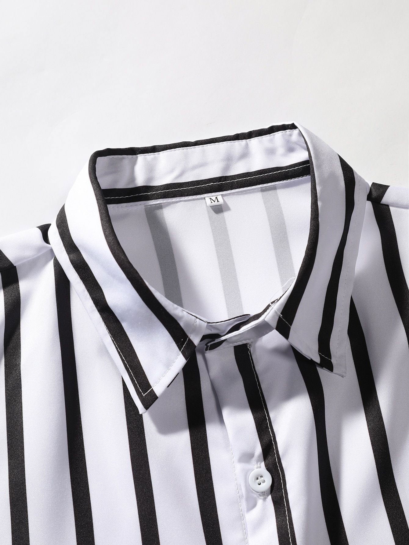 Ignacio® | Stripe Print Button Up Shirt - Image 3