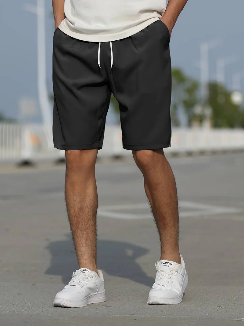 Ike® | Slightly Stretchy Shorts With Graphic Drawstring - Image 5
