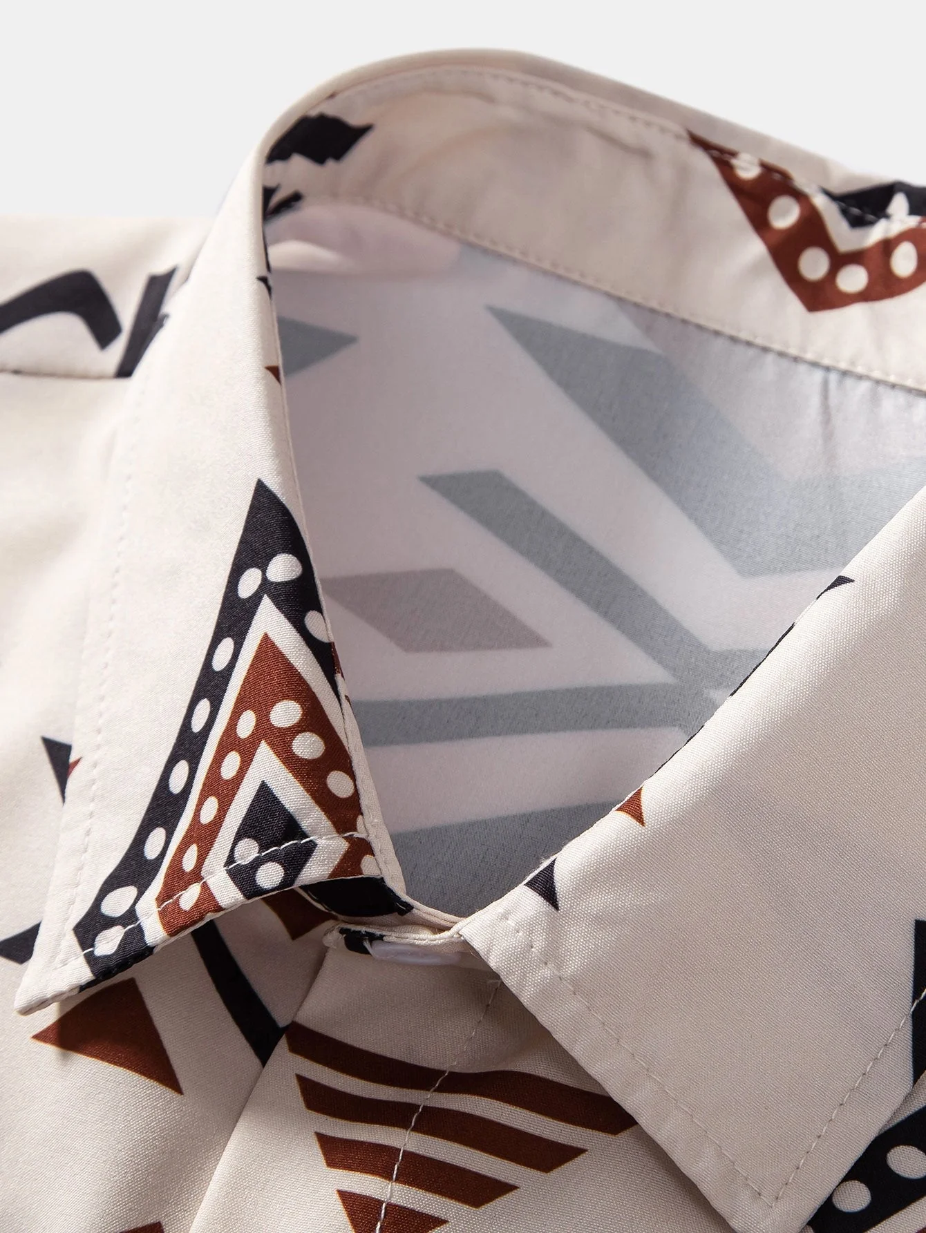 Iker® | Aztec Geometric Print Shirt - Image 7
