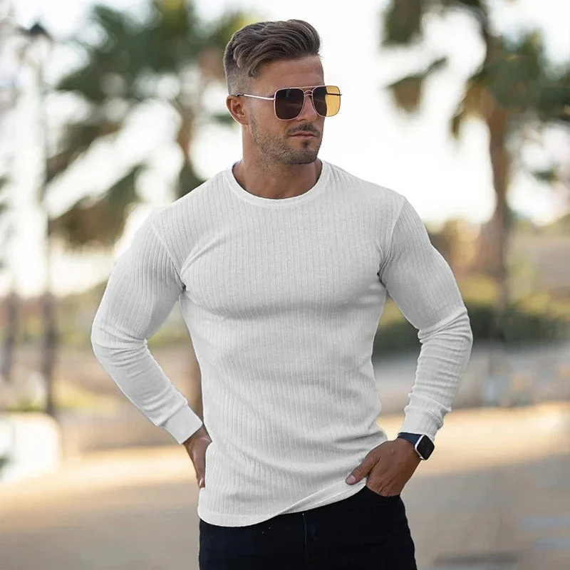 Ilbert® | Fashionable Sweater For Men In Muscle Design - Image 4