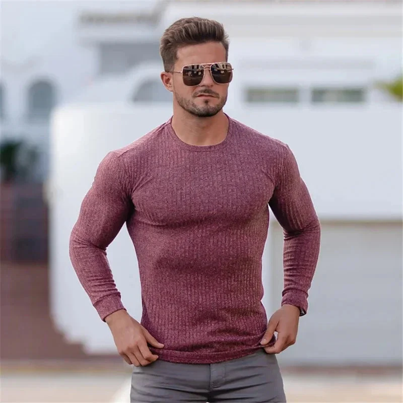 Ilbert® | Fashionable Sweater For Men In Muscle Design - Image 5
