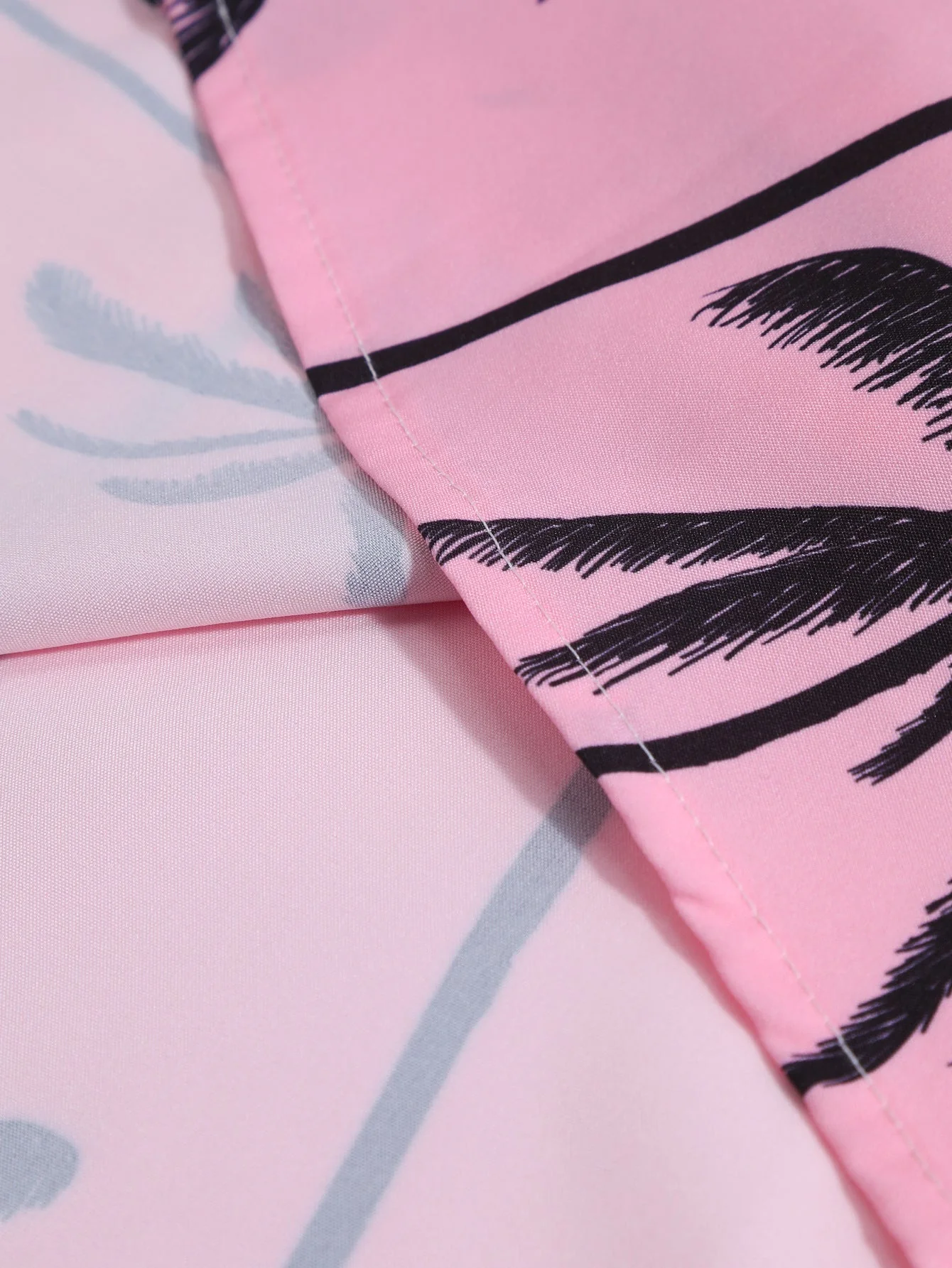 Inocencio® | Palm Tree Print Button Up Shirt - Image 3