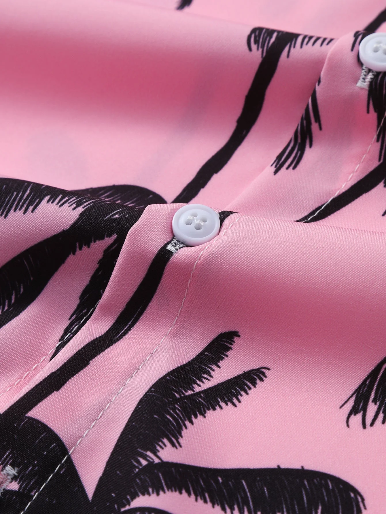 Inocencio® | Palm Tree Print Button Up Shirt - Image 4