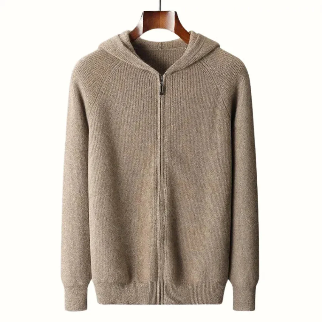 Inocencio | Zip Hooded Cardigan