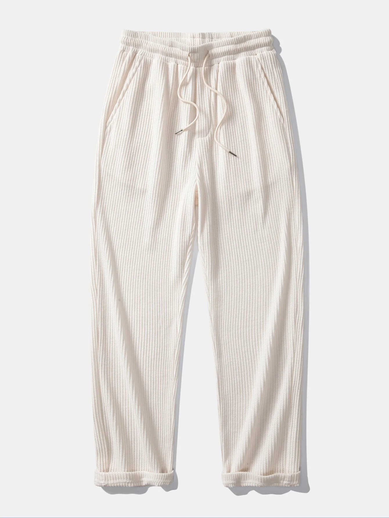 Isidoro® | Drawstring Knitted Waffle Pants