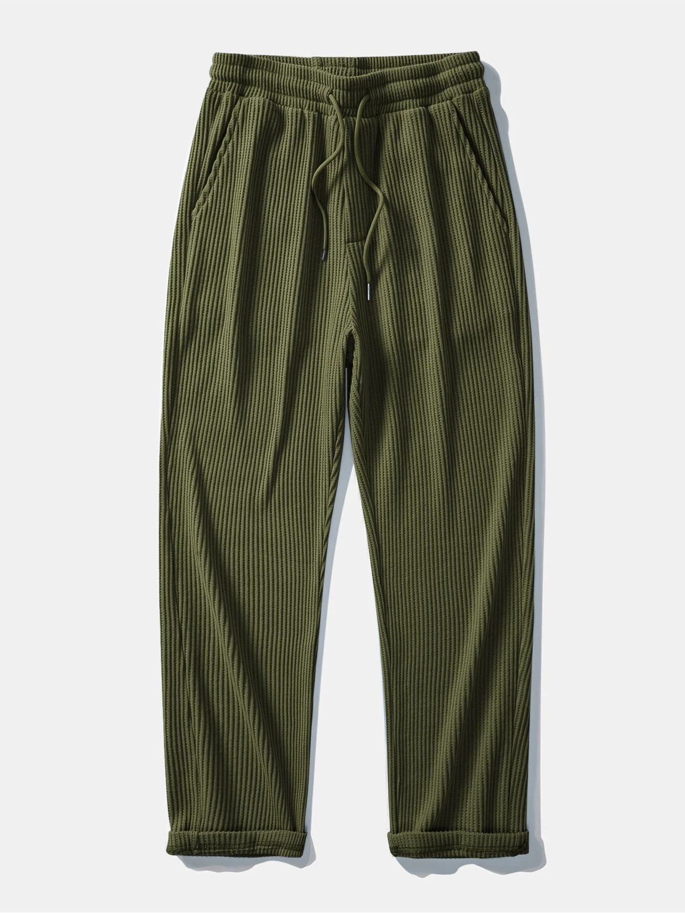 Isidoro® | Drawstring Knitted Waffle Pants - Image 7