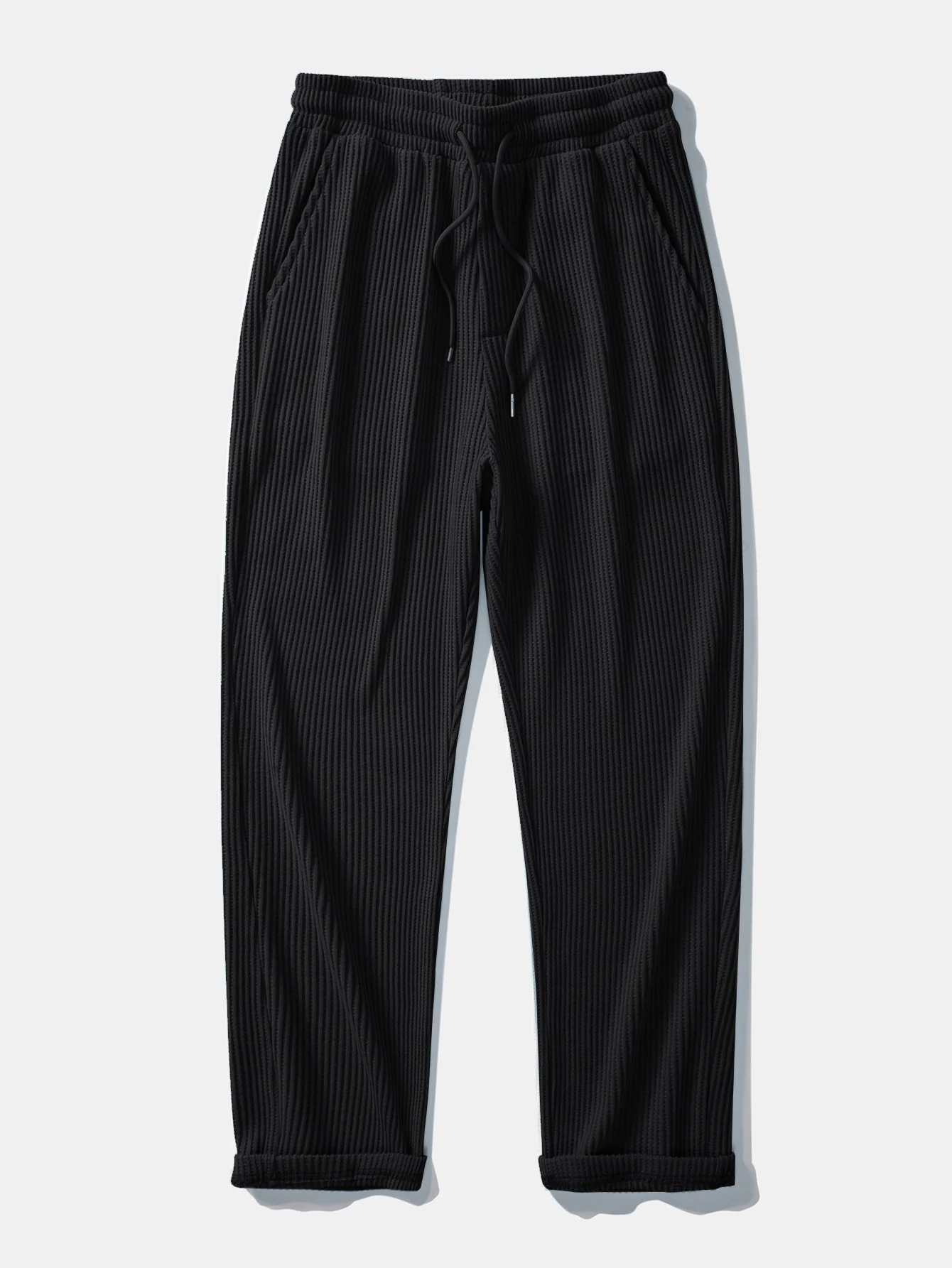 Isidoro® | Drawstring Knitted Waffle Pants - Image 9