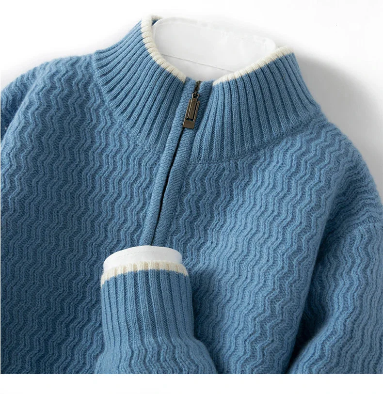 Ismael® | Half-zip wool sweater - Image 3