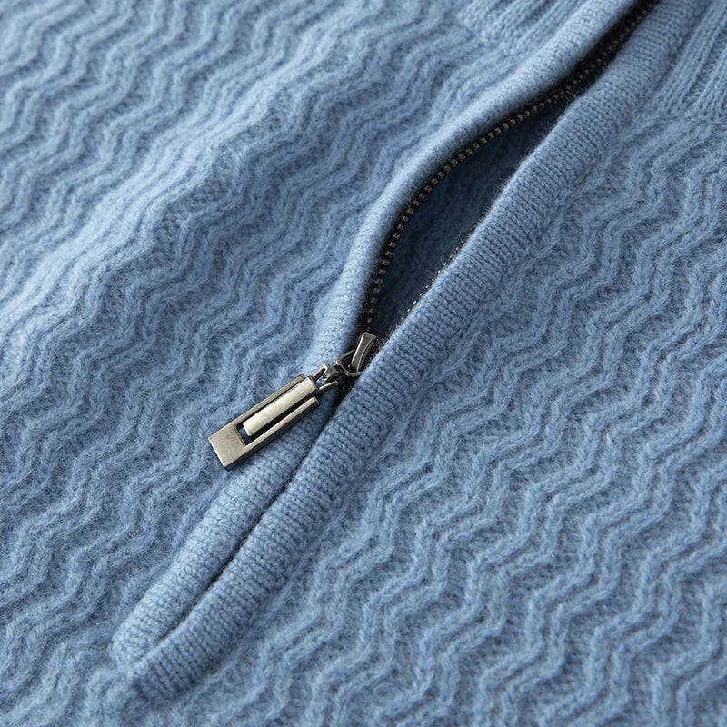 Ismael® | Half-zip wool sweater - Image 4