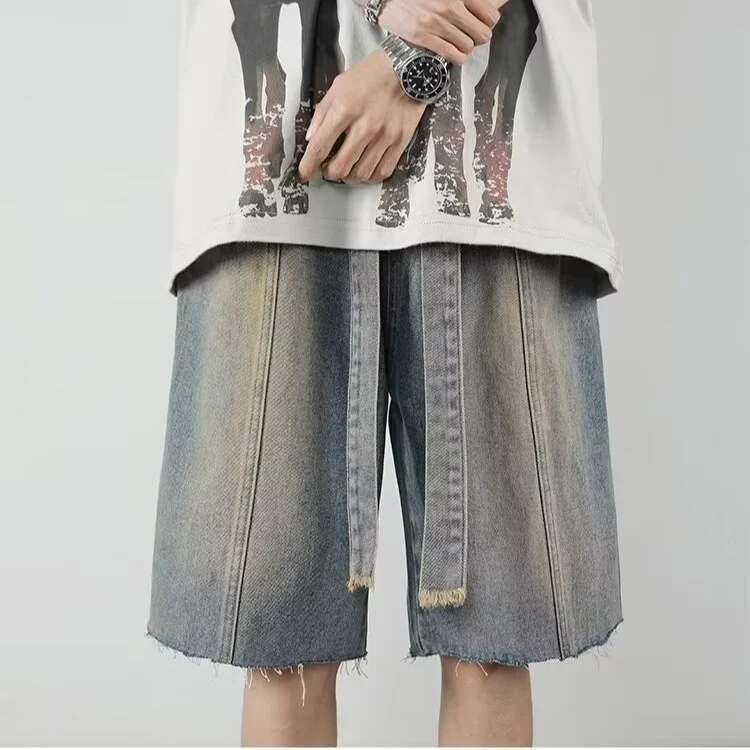 Ismael® | Urban Sonic Fringe Denim Shorts