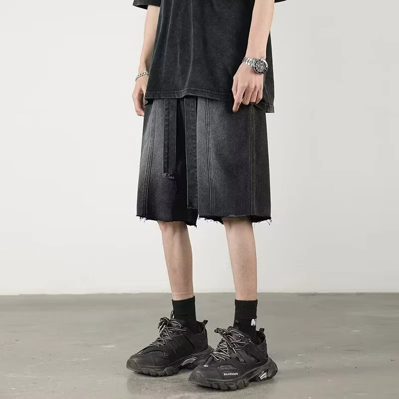 Ismael® | Urban Sonic Fringe Denim Shorts - Image 5