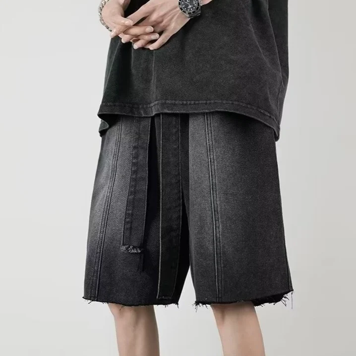 Ismael® | Urban Sonic Fringe Denim Shorts - Image 6