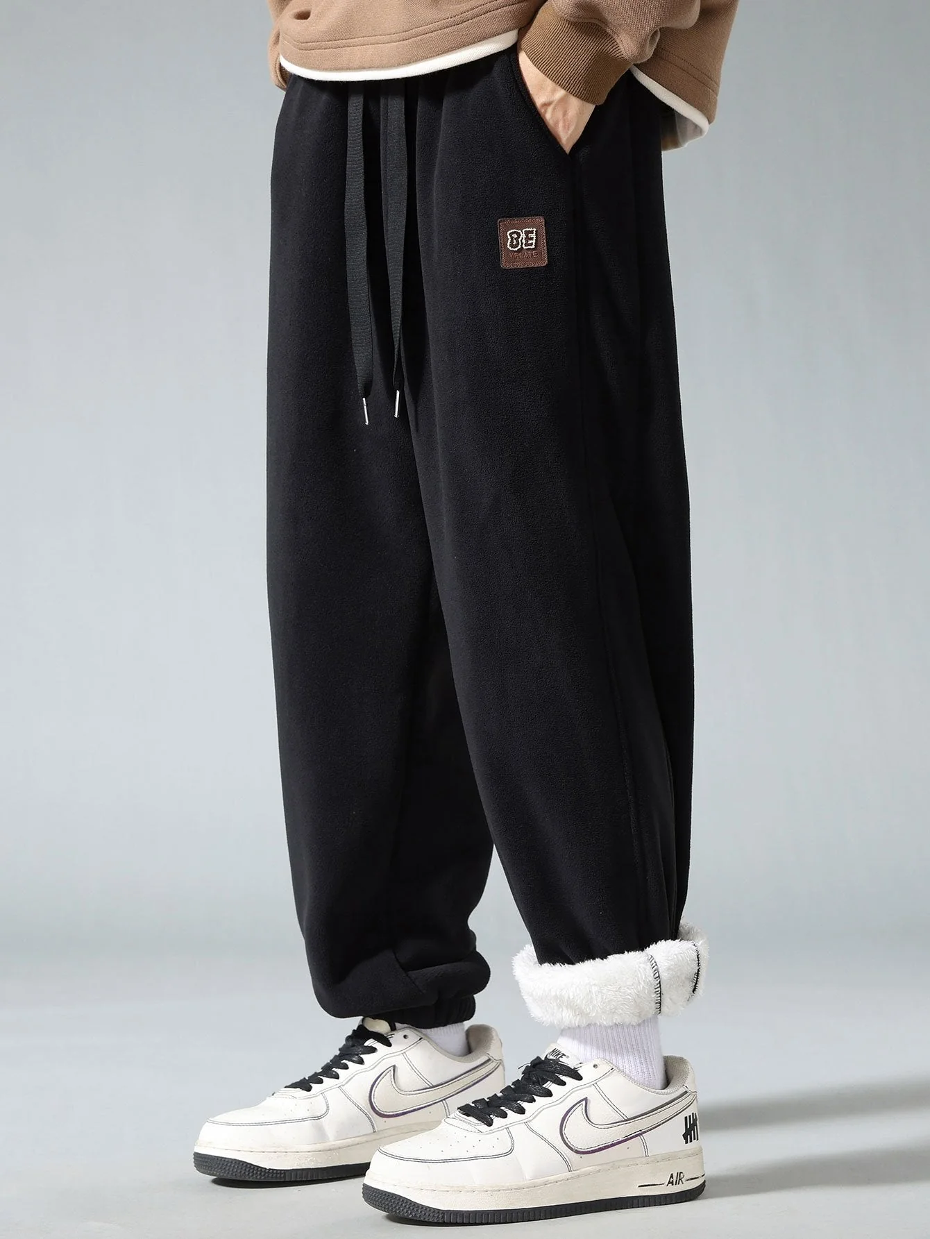 Ismail® | Teddy Lined Polar Fleece Jogging Pants - Image 3