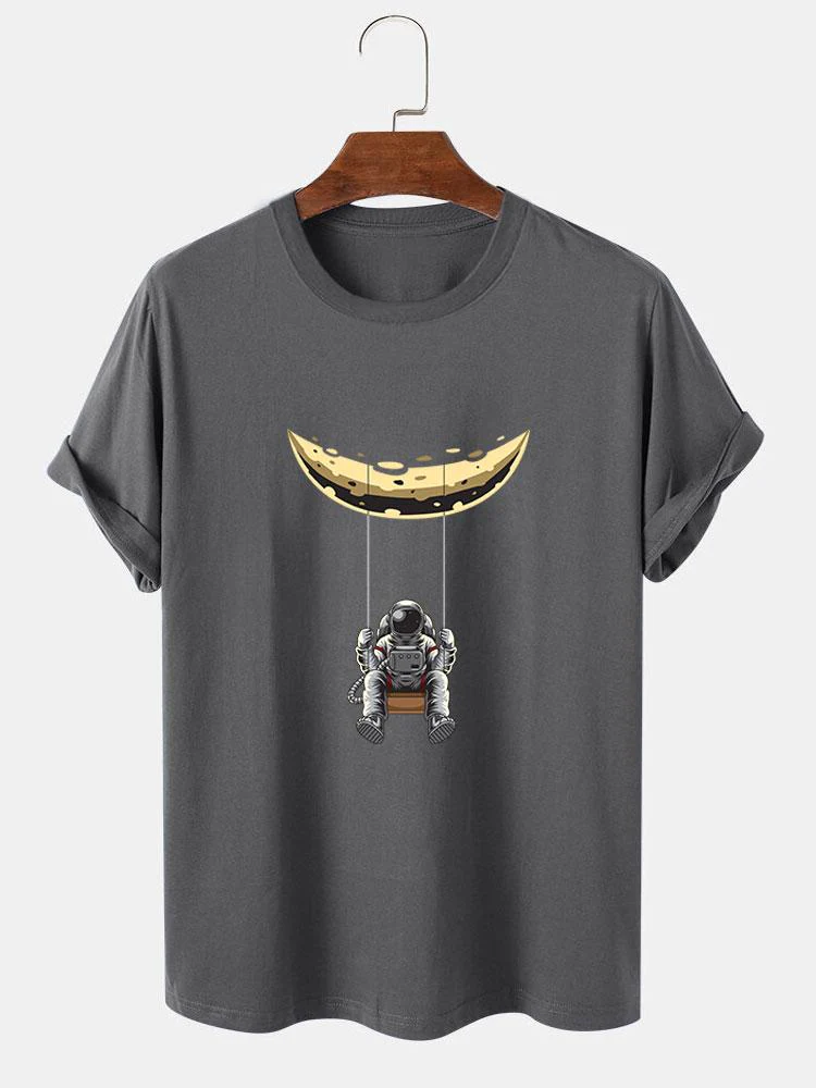 Israel® | Swing Astronaut Print T-Shirt - Image 4