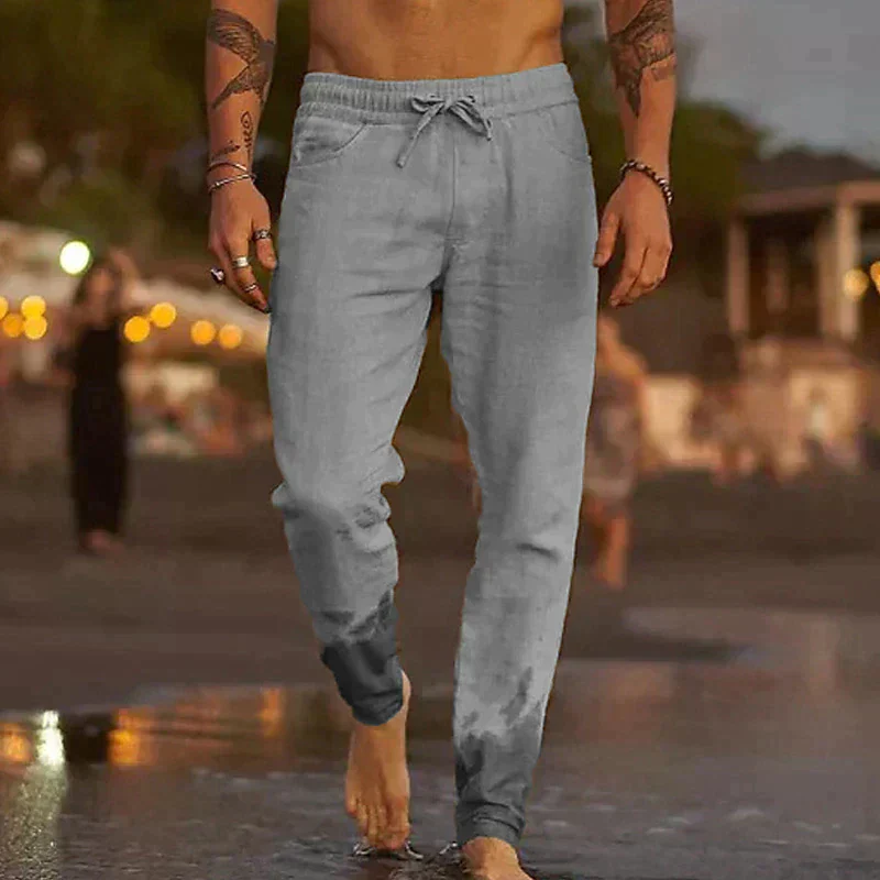 Italo® | Casual Linen Trousers For Men - Image 2