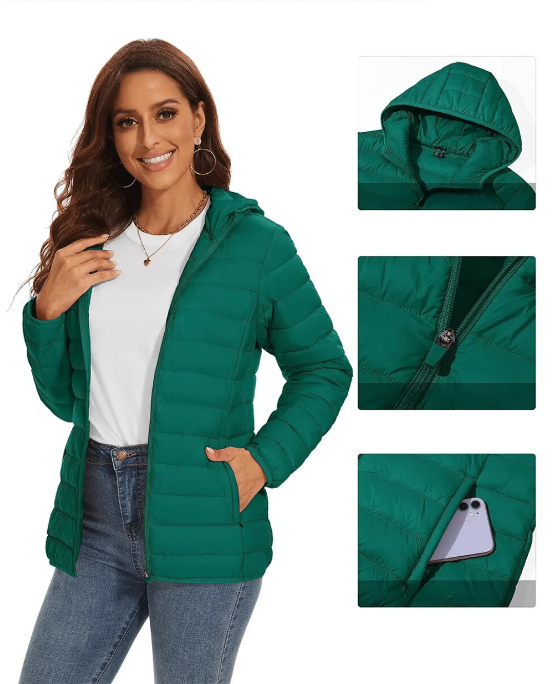 Jabel | Lightweight quilted jacket with hood - Image 7