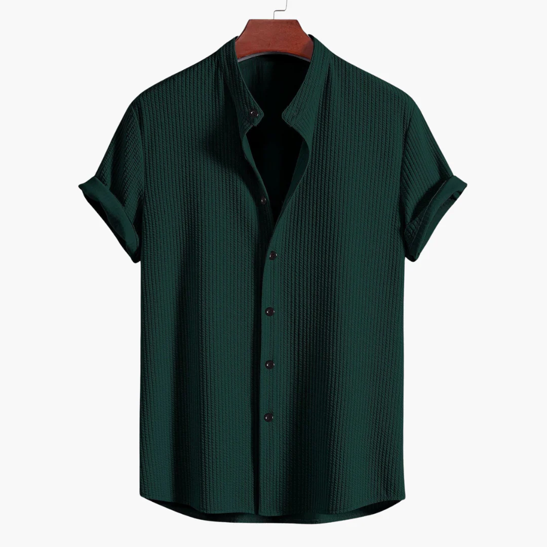 Jago | Men's stand-up collar shirt - Image 10