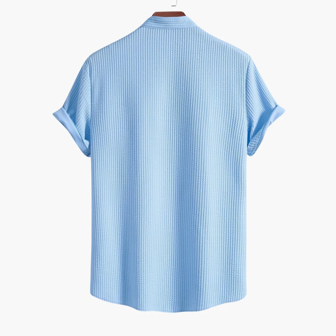 Jago | Men's stand-up collar shirt - Image 4