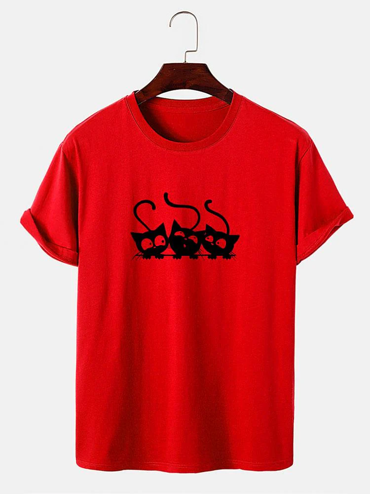 Jake® | Three Kittens Print T-Shirt - Image 10