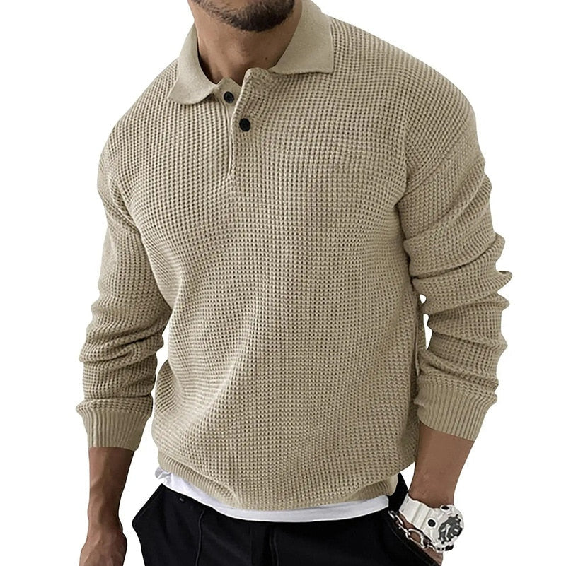 James® | Luxury premium long sleeve men's polo - Image 4