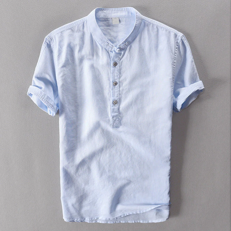 Janus | Luca Henley Linen Shirt