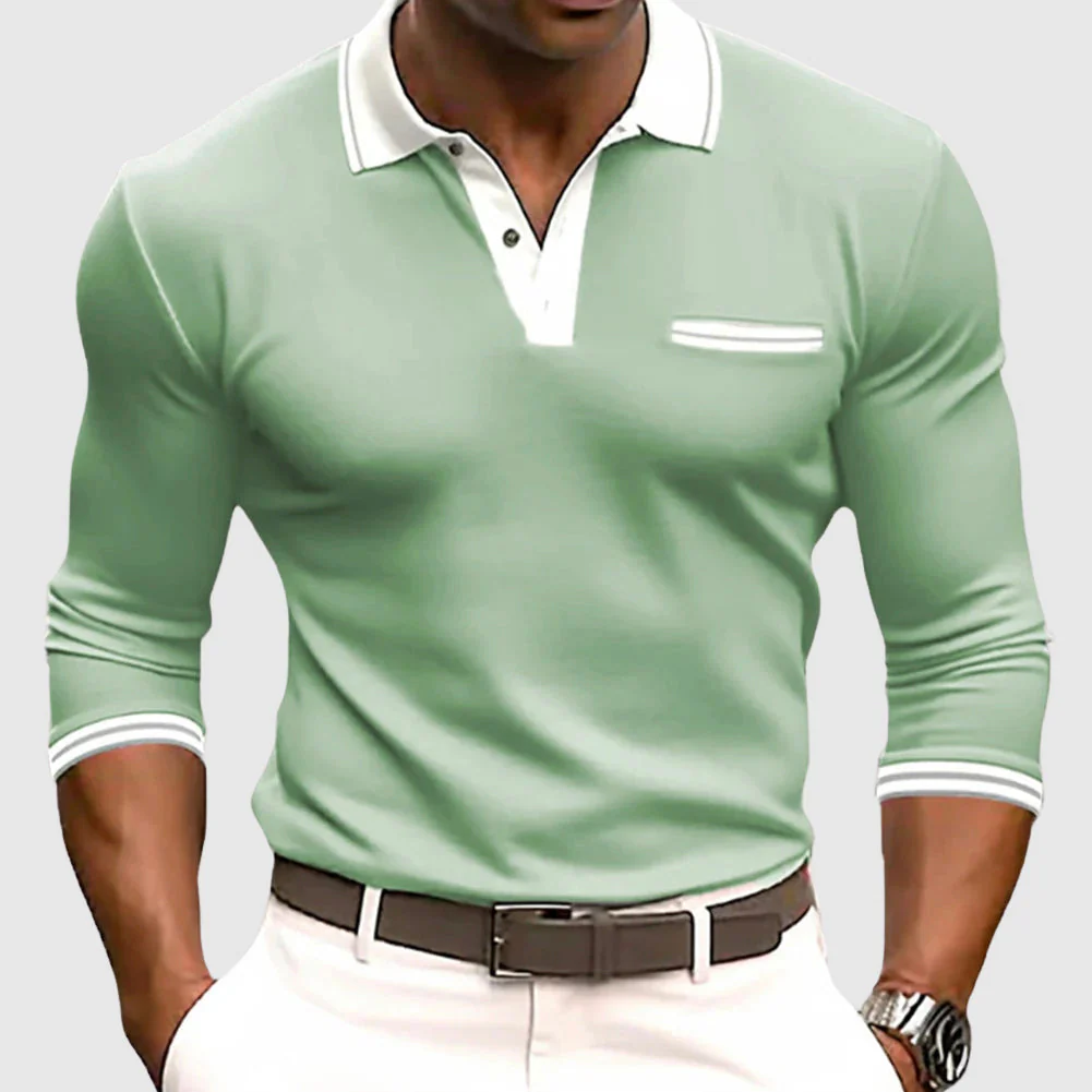 Jared | Shirt with elegant contrast details - Image 4
