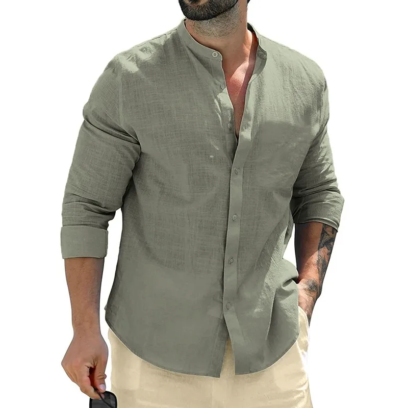 Jason | Linen Men's Shirt - Image 5