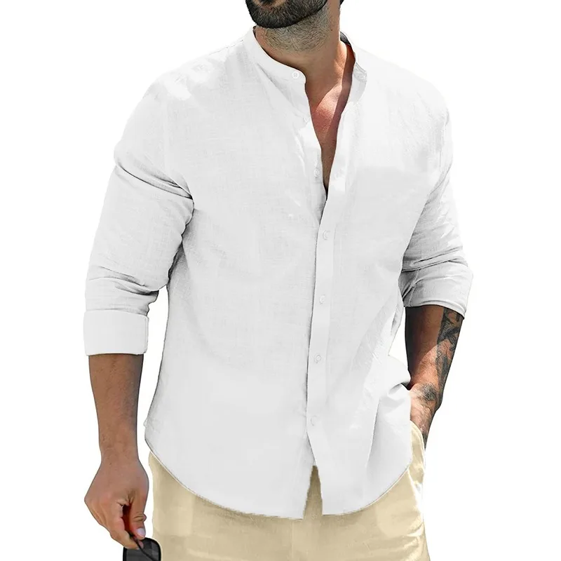 Jason | Linen Men's Shirt - Image 6