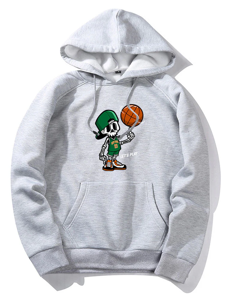 Jasper | Basketball Skeleton Print Hoodie - Image 13