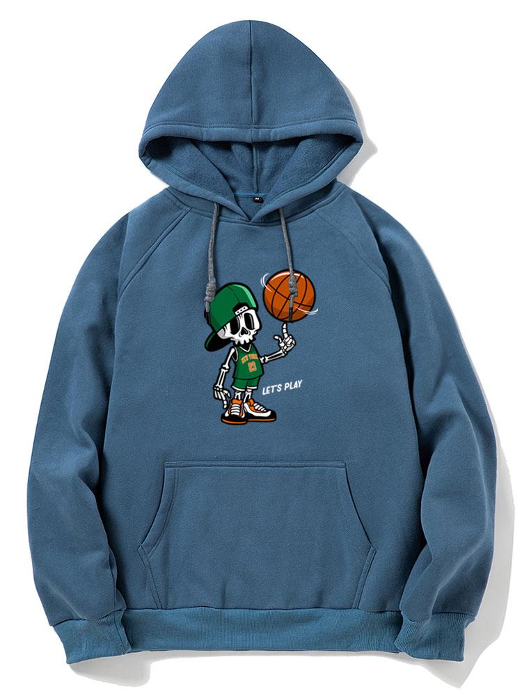 Jasper | Basketball Skeleton Print Hoodie - Image 15